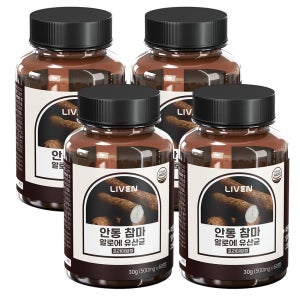 안동 참마 알로에 유산균 프리미엄정 60정 300g, 4개