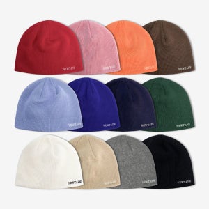 남자 여름비니 모자 여성 무지 숏비니 대두 빅사이즈