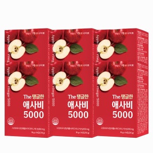 안국약품 The 탱글한 애사비 5000 저당 젤리 14포, 6개