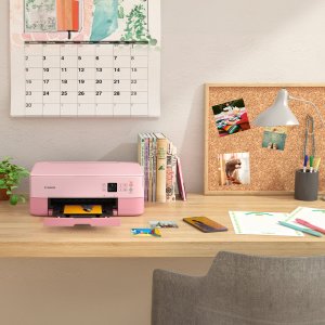캐논 TS5392A 잉크젯 핑크복합기 잉크포함