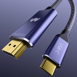 C to HDMI 케이블 4K 60Hz 고해상도 c타입 모니터 확장 복제 3m, 1개