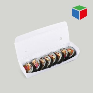 종이도시락 KD-381 흰색-무지