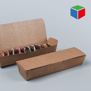 종이도시락 KD-381 크라프트-무지