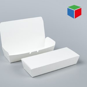 [대흥] 종이도시락 KD-350 핫도그 흰색-무지