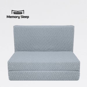 [메모리슬립] 쇼파겸용 3단 접이식 토퍼 허리에 좋은 단단한 토퍼 원룸 자취 거실 침대 SS