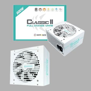 정품 마이크로닉스 Classic II 600W 화이트 atx3.1 파워 컴퓨터 PC