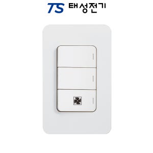 태성전기 제일전기 디아트 화이트 3구스위치 환풍기 화장실 전등 스위치 커버 교체