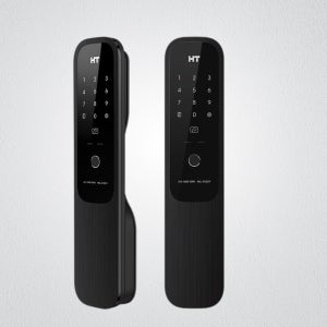 현대도어락 에이치티 푸시풀 도어락 HDL-A1001F 블랙 지문인식 즉시바로잠김 현관문 전국설치
