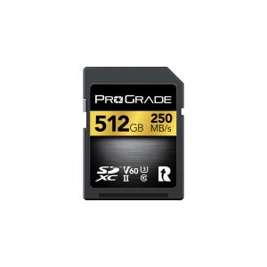 [ProGrade] 프로그레이드 512GB SD 메모리카드 SDXC UHS-II V60 250MB/s