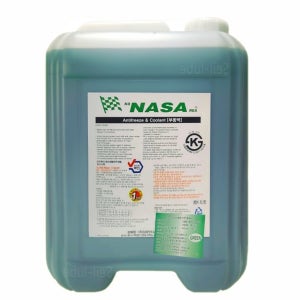 KS정품 NASA 나사 장수명 부동액 냉각수 원액 18L 말통 그린 (녹색) 5년10만km