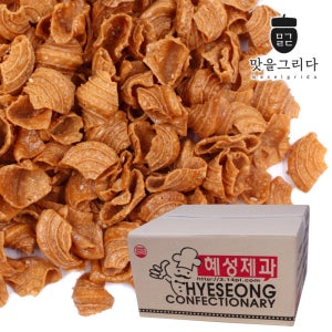 맛을그리다 소라형 스낵 4kg (1kg x 4개) / 소라깡 추억의 옛날과자 술안주 간식 주전부리