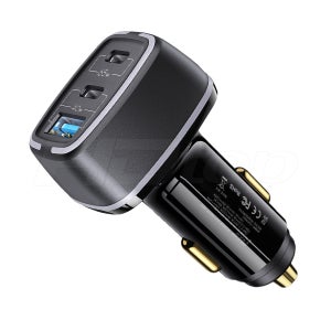 HDTOP USB C타입 3포트 105W 멀티 차량용 PD고속충전 시거잭 HT-K002