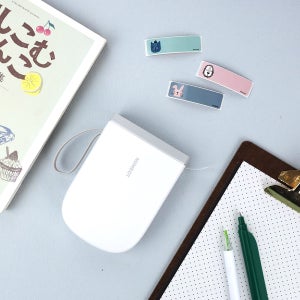 기성 휴대용 라벨 프린터 님봇D-11 NEO 파우치제공 네임 스티커 이름 출력 화이트 기계