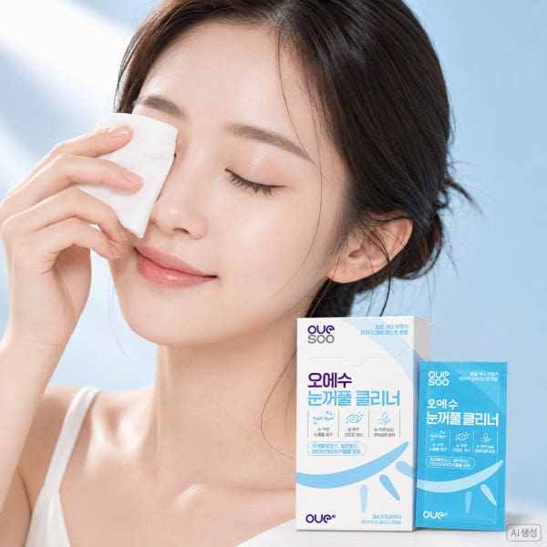 오에수 눈꺼풀 클리너 마이봄샘 눈 기름샘 세정제 청결제 청소 세정 눈세정제 아이리무버