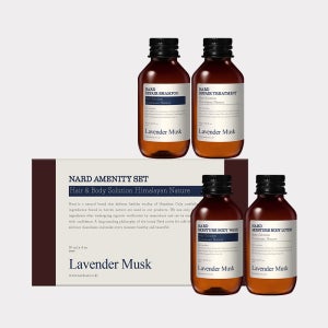 나드 어메니티 4종 세트 50ml (샴푸,트리트먼트,바디워시,바디로션) 트래블키트