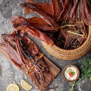 국내가공 쫄쫄이오징어 건조 10미 650g