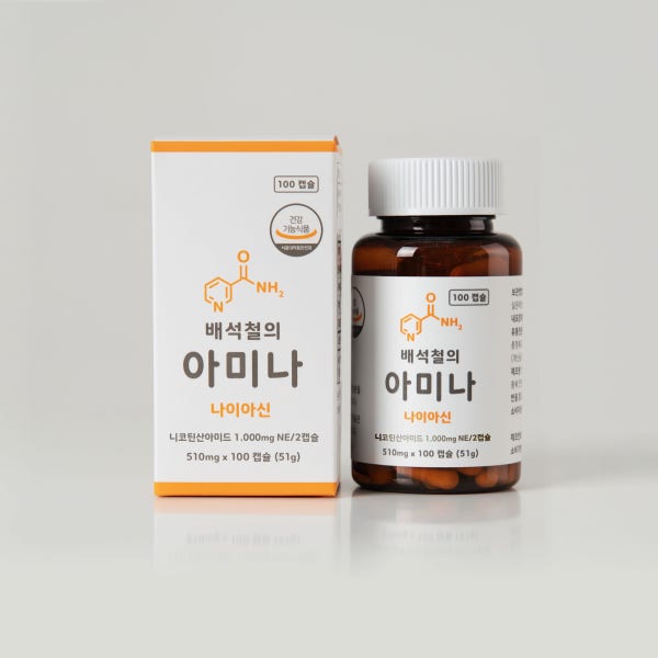 배석철의 아미나 고함량 비타민 B3 미국산 나이아신아미드 500mg