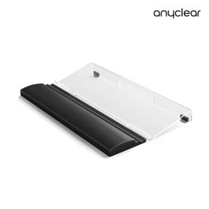 애니클리어 아크릴 투명 키보드 받침대 메모리폼 손목 보호대 팜레스트 PDB-KWR02