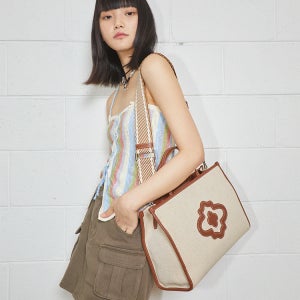 [오야니] 모로칸 로즈 캔버스 토트 M OBSBTT74_118