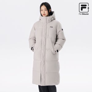 휠라 스트레치 구스 롱패딩_FS2DJG4105XGRE