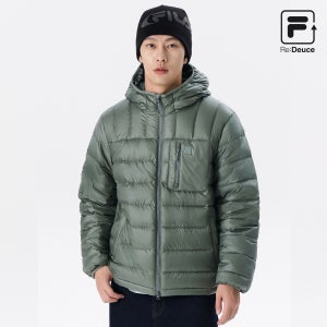 휠라 유광 립스탑 경량 후드 다운_FS2DJG4108MGKH