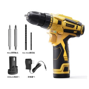 12V 2000mAh 가정용 전동 스크류 드라이버 드릴 충전식 전동드릴