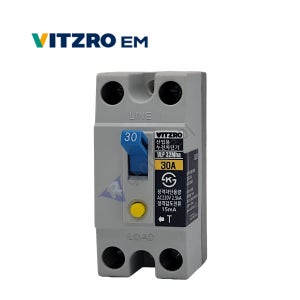 비츠로이엠 VLP 32Mha 30A (고감도15mA) 분전반용 누전차단기