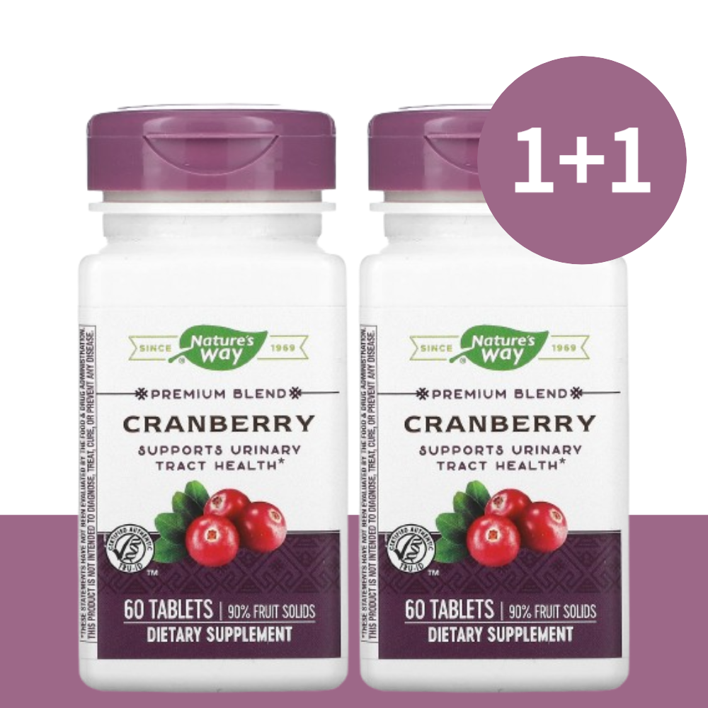 <b>네이처스웨이</b> 크랜베리 프리미엄 혼합물 Cranberry 60정(1+1)