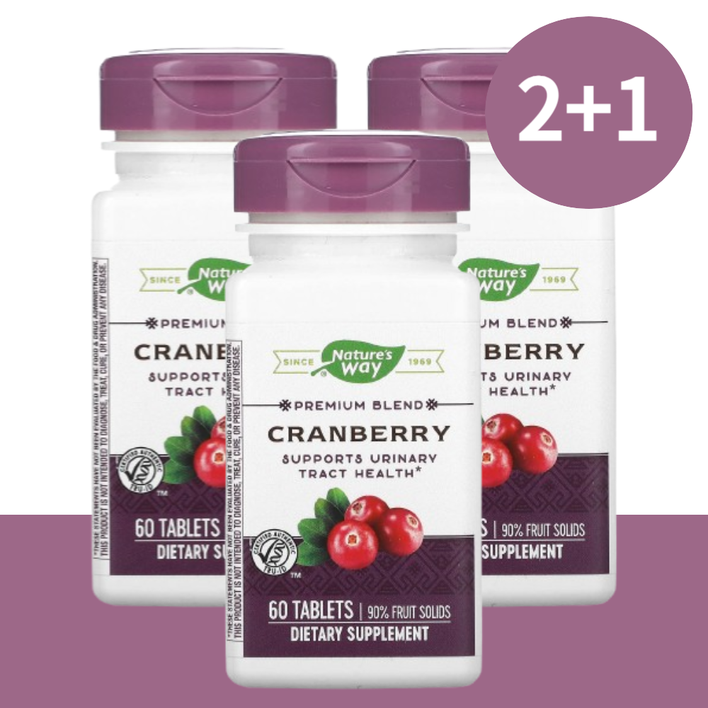 <b>네이처스웨이</b> 크랜베리 프리미엄 혼합물 Cranberry 60정(2+1)
