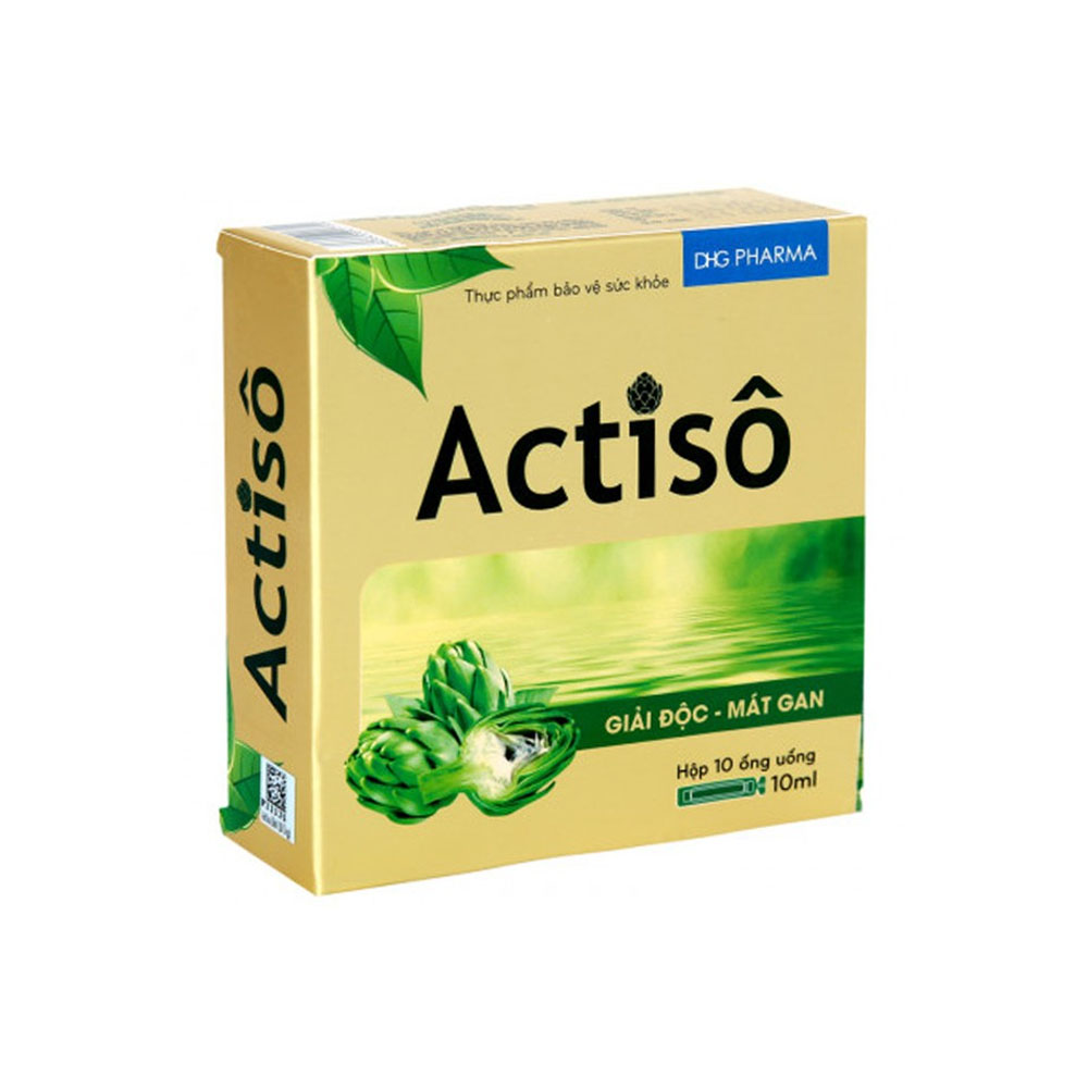 베트남 DHG <b>아티초크</b> 앰플 아티소 숙취해소제 ACTISO 10ml x 10개