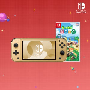 닌텐도 스위치 라이트 본체 + 모여봐요 동물의 숲