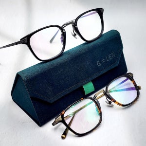 가벼운 사각 아세테이트 뿔테 티타늄안경테 명품 남자 여자 패션 블루라이트안경 TGL62