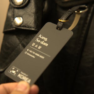 골프 네임택 심플 레더릭 아크릴 캐리어 이름표