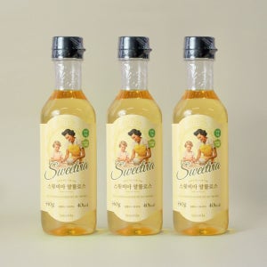 스윗비아 액상 알룰로스 나한과 알로로스 시럽 대체감미료 550g, 3개