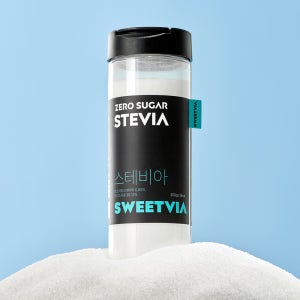 스윗비아 스테비아 가루 용기형 에리스리톨 설탕대체 설탕대신 200g, 2개