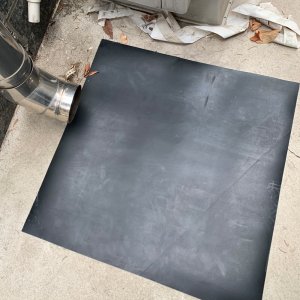 고무판 주유소 맨홀덮개 하수구 냄새차단 두께3.2mm 60x50cm