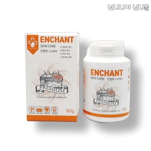 인챈트 강아지 피부 영양제 아토피 피부염 알러지 스킨케어 보조제90g
