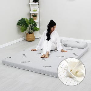 라임베드 천연라텍스 10cm 퀸 매트리스 통판&접이식