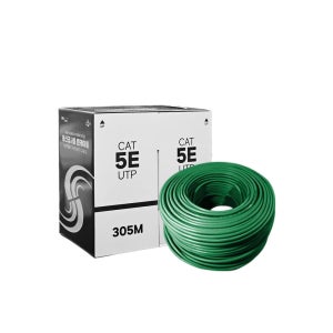 LANstar Cat5E UTP 305M 케이블 CCA재질 FLUKE 305m, 그린
