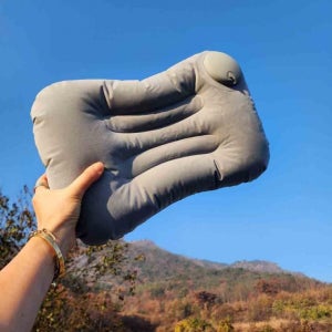 캠핑용 공기 주입식 베개 에어 야외용 휴대용 백패킹