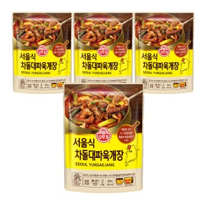 오뚜기 서울식 차돌대파육개장 500g 4개