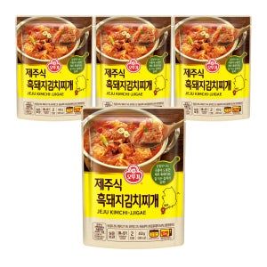 오뚜기 제주식 흑돼지김치찌개 450g 4개