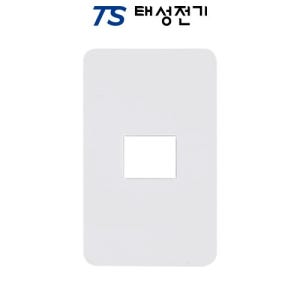 태성전기 제일전기 디아트 화이트 대각1구 플레이트