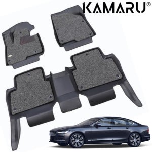 볼보 S90 매트 카마루 6D 입체 코일매트 1+2열