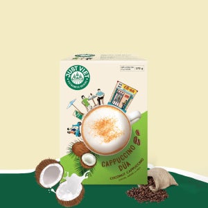 베트남 저스트비엣 코코넛 카푸치노 커피 170g (17g x 10개입)