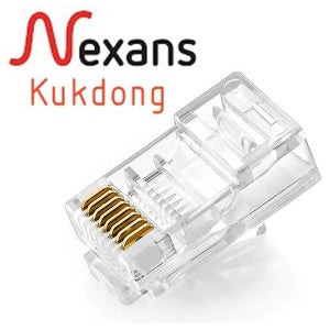 극동 삼성 넥상스 전선커넥터 RJ-45 커넥터 CAT6 UTP - RJ45