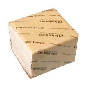 광진산업 세이플러스 산업용 와이퍼 타올 소형 50매 24밴드 KJW-50 기름 흡착포
