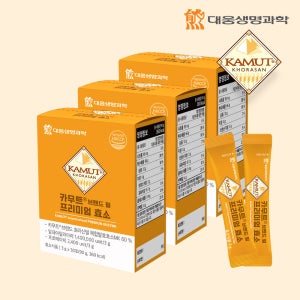 140만역가수치 대웅생명과학 카무트 프리미엄 효소 30포, 3개