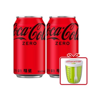 코카-콜라 제로 CAN 350ml 48개(2X24입) + 코크 샐러드팟 (옵션선택)