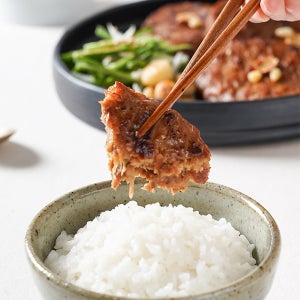 홍익상회 한돈 스테이크 100g 4장+4장 오븐 직화 떡갈비 맛 함박 스테이크
